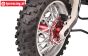 MX007-R PROMOTO Alu-Radachse hinten Rot, Set