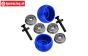 MX040-B PROMOTO Seitenstützrollen Blau, Set