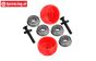 MX040-R PROMOTO Seitenst. rollen Rot, Set