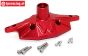 SB013A-R Alu-Hinterachsgehause rot SBR-SRR, 1 st.