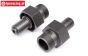 HPI102156 Radachse vorne, Gun-Metal, 2 st
