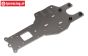 HPI102169 Chassis platte hinten unten Gun Metal, 1 st.