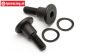 HPI15443 Kupplung Stufen schraube M6-Ø9-L23 mm, 2 st.