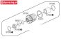 HPI75071 O-ring Dämpferverschluss unten, 8 st.