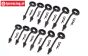 HPI85470 Karosseriehalter Scheibe Ø8 mm, 12 st.