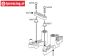 HPI86607 Stahlbuchse mit Bund Ø4-Ø8-L7 mm, 2 St