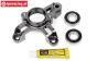 HPI86715 Kupplungshalter HD Gun Metal, Set