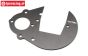 HPI87291 Getriebeplatte HD Gun Metal, 1 stk.