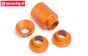 HPI87555 Distanz Kupplungs glockenhalter Orange, Set