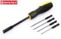 TPS0280/12 HSS Innensechskant mit Magnetische Bithalter, Set