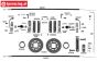 FG8465 Stellring Bowdenz.-Bremsen, Set
