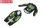 LOS-2296 PROMOTO Motorradanzug FXR Podium Gladiator Schwarz, set