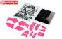 LOS-2302 PROMOTO Kunstst.-Aufkl. Rosa, Set.
