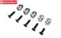 LOS-4140 LOSI 5IVE-TG Motorbefestigung 20,5/67Z, 5 st.