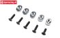 LOS-4166 LOSI 5IVE-TG Motorbefestigung 18,5/67Z, 5 st.