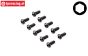 LOS235005 LOSI Rundkopfschruabe M2,5-L6, 10 St.