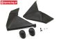 LOS250016 Karrosserie DBXL-E Lackiert Schwarz, Set