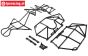 LOS251053 LOSI DBXL 2.0-E Überrollkäfig Komplett, Set