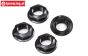 LOS252112 Radmutter mit flansch schwarz SRR-SBR 2.0, 4 st.