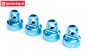 LOS253031 Alu-Stoßdämpfer Kappe blau SBR-2.0-SRR, 4 St.