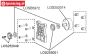 LOS256008 Distanzstück Motor/Getriebe MTXl, Set