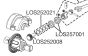 LOS252008 Differential Zahnrad 43-13T DBXL- MTXL, Set