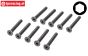 LOS265002 LOSI Senkkopf schraube M4-L30, 10 St.