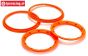 LOSI LOS45007 Beadlock Neon oranje