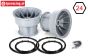 LOS45013 MTXL Felgen Grau-Schwarz, set