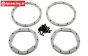 LOS45015 Felge Schwarz Ø120-B60 mm, Set
