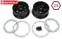 LOS45015 Felge Schwarz Ø120-B60 mm, Set