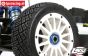 LOS45000 MINI WRC Felgenringe Weiß Ø120 mm, Set