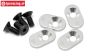 LOSB5805 Motorbefestigung 18-58T LOSI 5T, 4 st.