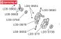LOS-3678 LOSI 5IVE-T Achsschenkel vorne Innen, set