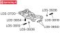 LOS-3700 LOSI 5IVE-T 3.0 Querlenker vorne, set