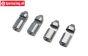 LOS-3634 LOSI 5IVE-T 3.0 Alu-Karosserie Befestigung, 4 st.