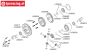 LOSB3202 Differential-Zahnräder LOSI 5T-BWS-TLR, set