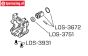 LOS-3672 LOSI 5IVE-T 2.0/3.0 Antriebskupplung, set