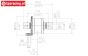 LOS001 Antz Racing Torsen Differenzial LOSI 5T, Set