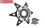MX0606R-BK PROMOTO Alu-Felge Stern Hint. Schwarz, 1 st.