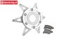 MX0606R-S PROMOTO Alu-Felge Stern Hint. Silber, 1 st.