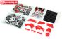 LOS260000 PROMOTO Kunststoff Teilen/Aufkl. Rot, Set.