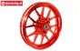 VITACFR-RD Promoto CNC felge vorne Rot, 1 St.