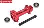 MX007-R PROMOTO Alu-Radachse hinten Rot, Set
