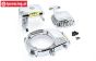 TPS0327 Chrom Motor gehause, set