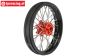 PRO283600T2 Pro-Spec V2 vorder felge Rot/Schwarz, set