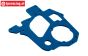 PROM057B PROMOTO Carbon-Chassisplatten blau, Set