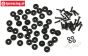 BWS59002/04 Karosserie Flex Schwarz BWS-LOSI, Set