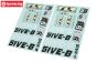 TLR259000 Dekorbogen TLR 5IVE-B, Set