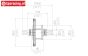 LOS001 Antz Racing Torsen Differenzial LOSI 5T, Set